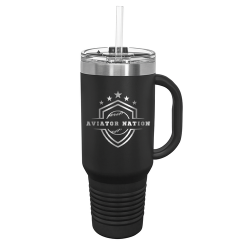 Aviator Logo 40oz Premium Travel Tumbler