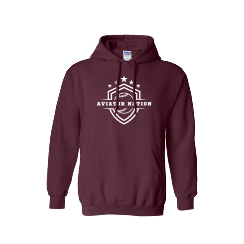 Aviator Logo Youth Hooded Sweatshirt