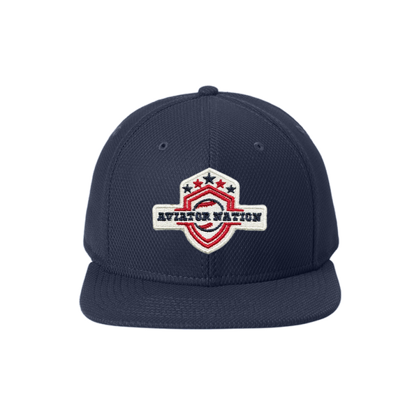 New Era® Official Aviator Original Fit Diamond Era Flat Bill Snapback Cap