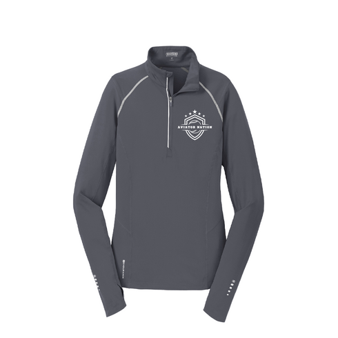 Aviator Logo Ladies Nexus 1/4-Zip Pullover