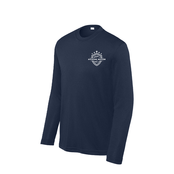 Aviator Logo Long Sleeve PosiCharge® Competitor™ Tee