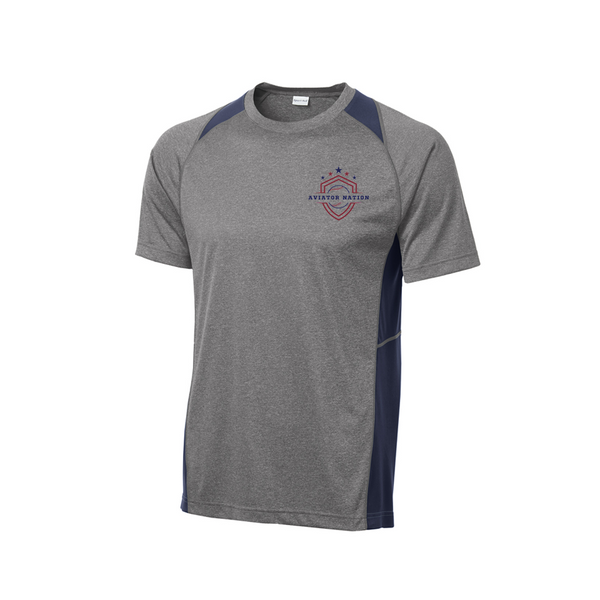 Aviator Logo Heather Colorblock Contender™ Tee